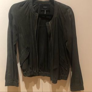 Isabel Marant Green Suede Jacket